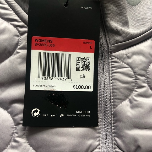 Nike Aerolayer Women’s Thermal Running Vest Size Large - Picture 4 of 4